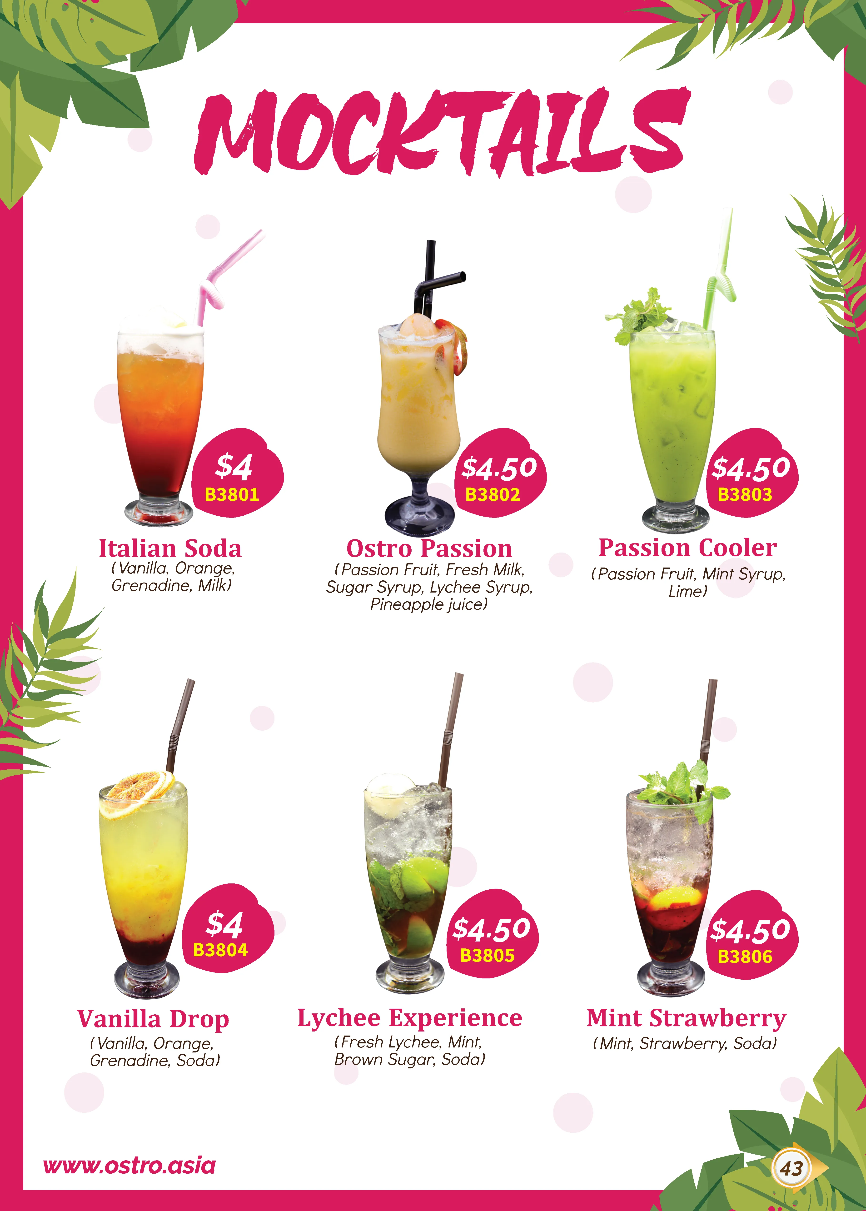 Drinks Menu 12